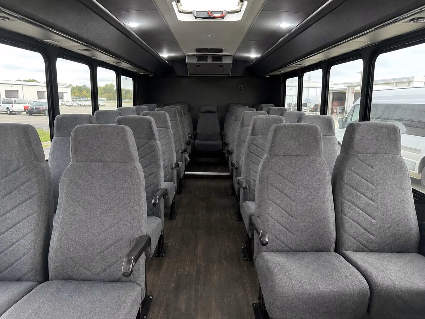 18 passenger minibus interior