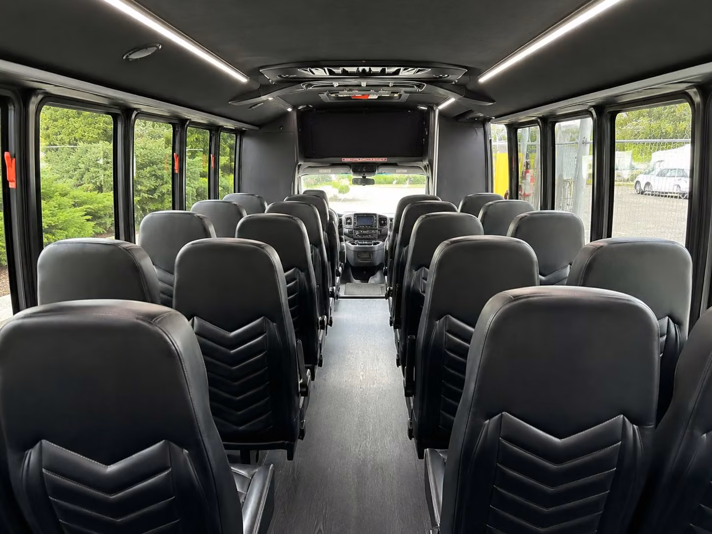 20 passenger minibus inside
